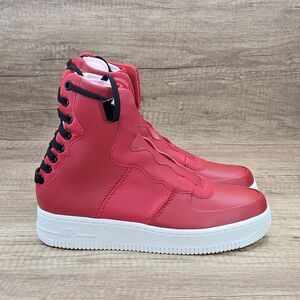 Nike Air Force 1 Rebel XX Women's Size 6.5 Red Leather Sneakers (AO1525-600) NEW
